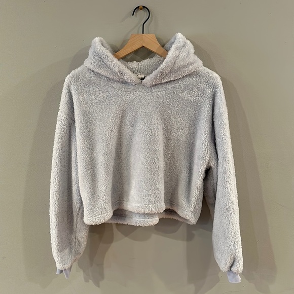 Forever 21 Intimates & Sleepwear Baby Blue Y2k Fuzzy Loungewear Set